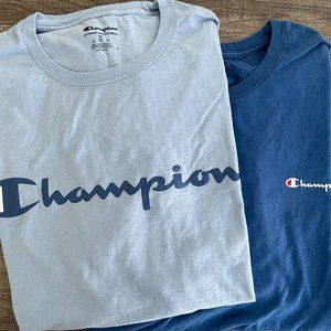 Bundle of 2 CHAMPION Authentic Athletic Wear T-Shirts